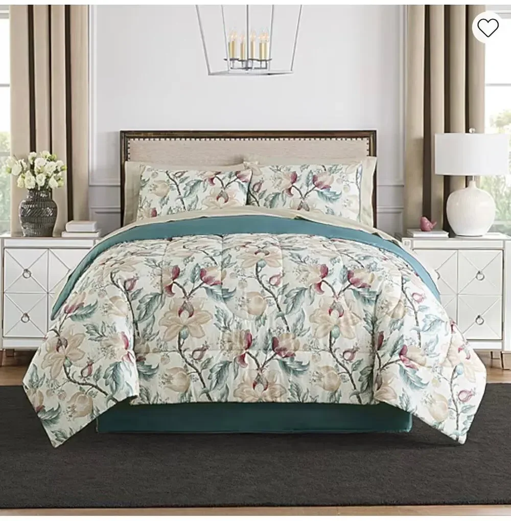 NEW! Broadhaven Warrington 8PC Complete Bedding Set with Sheets Queen